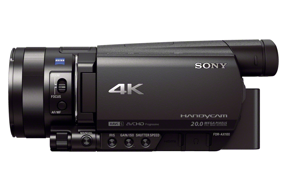 Sony 4K Ultra Full HD Camcorder w/ 1" Exmor R CMOS Sensor SteadyShot