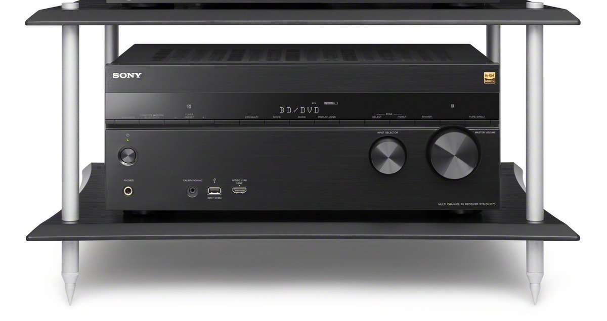 Sony STR-DN1070 7.2 CH 1155W Hi-RES Wi-Fi Network AV Receiver 6-in/2 ...