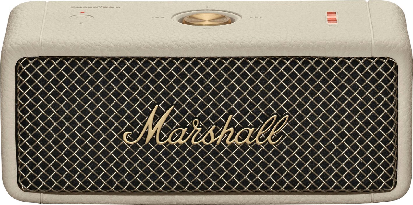 Marshall Emberton II クリーム Marshall Emberton II Portable Speaker with 30+ Hours Playtime