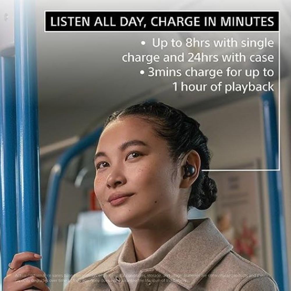 Sony WF-1000XM5 Casque antibruit Bluetooth véritablement sans fil - Noir - Photo 7 sur 8