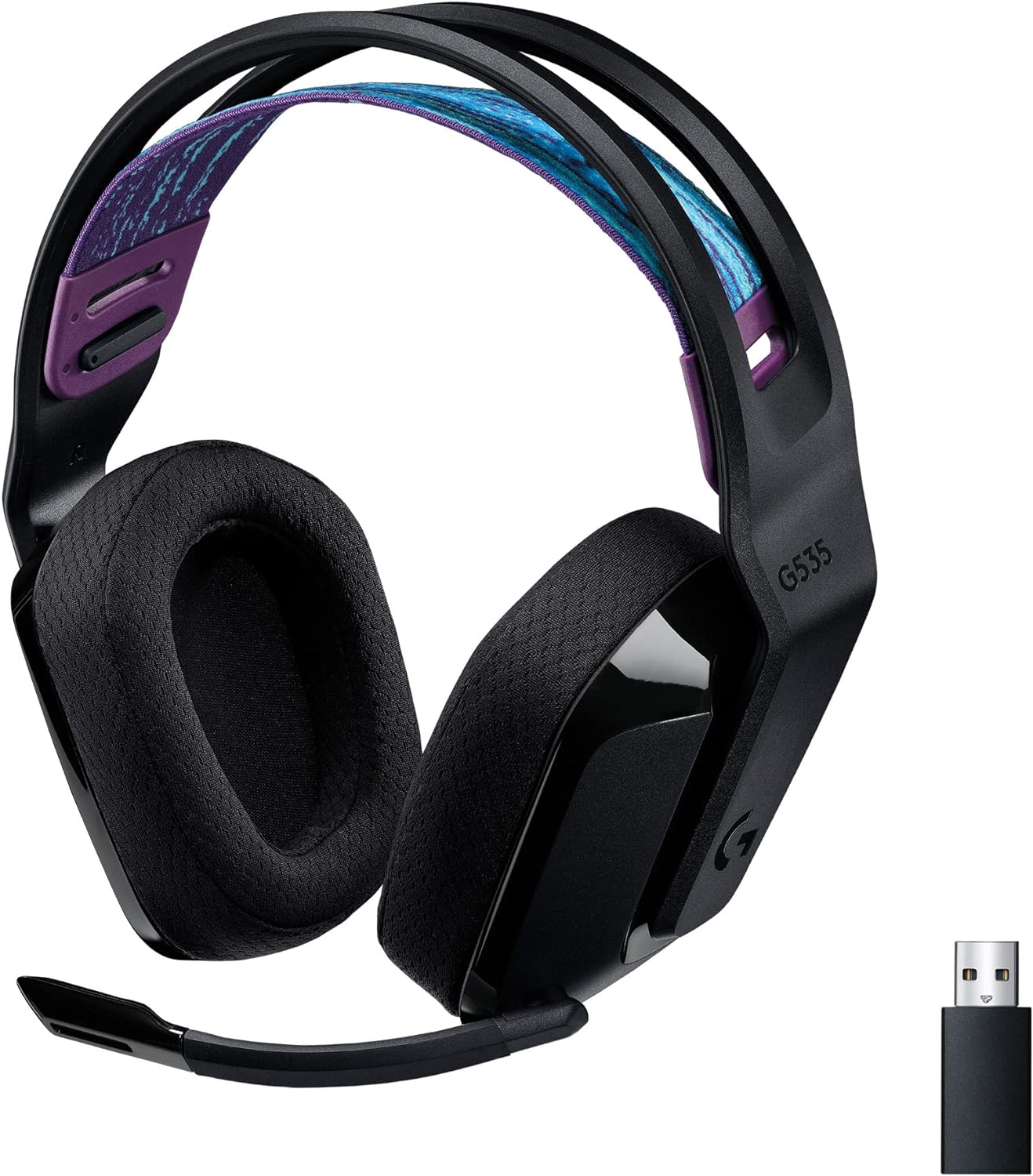 Logitech G G535 LIGHTSPEED Wireless Headset (Black) 97855165428| eBay