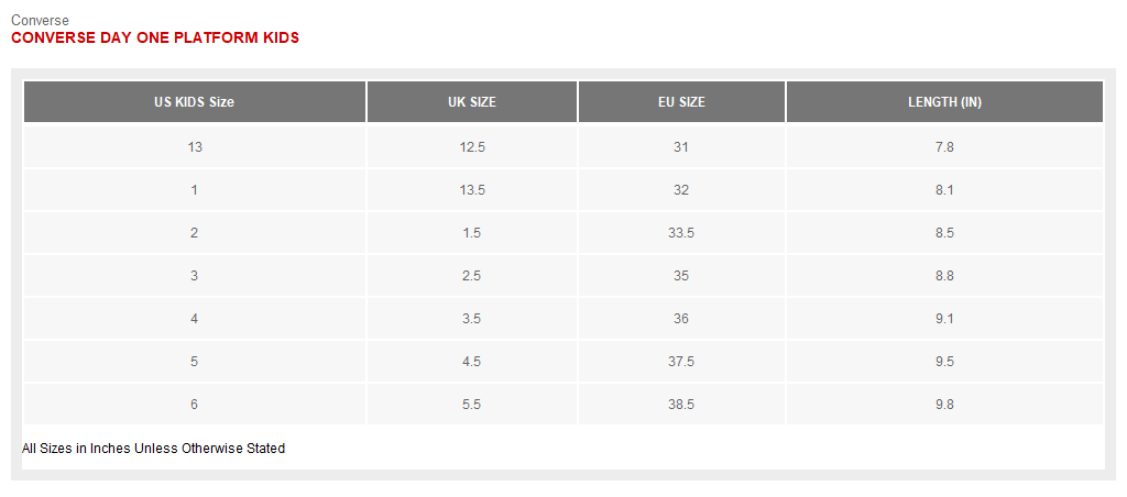 Converse Kids' Platform High Top Sneakers