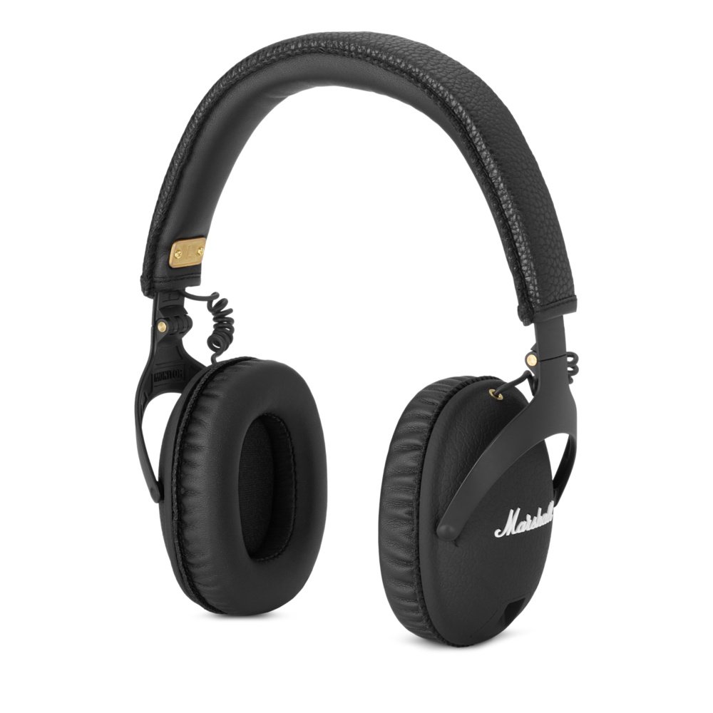Marshall FX Monitor Wired Headphones with Mic and Volume Control, Black