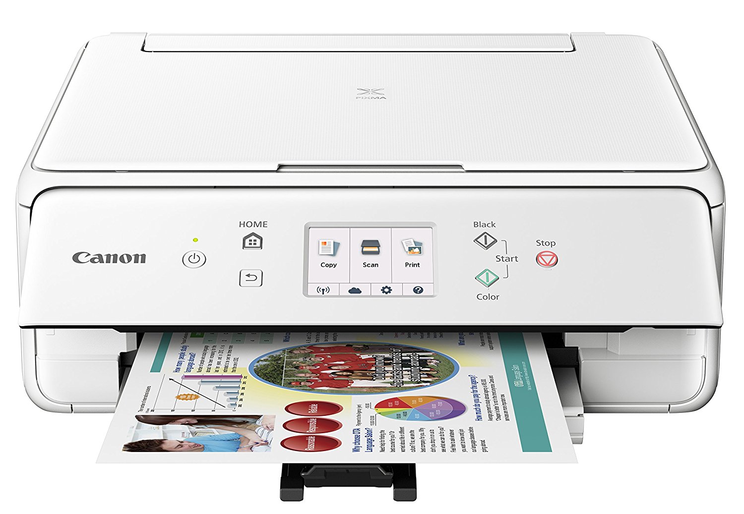 Canon Compact TS6020 Wireless Home Inkjet All-in-One Printer, Copier