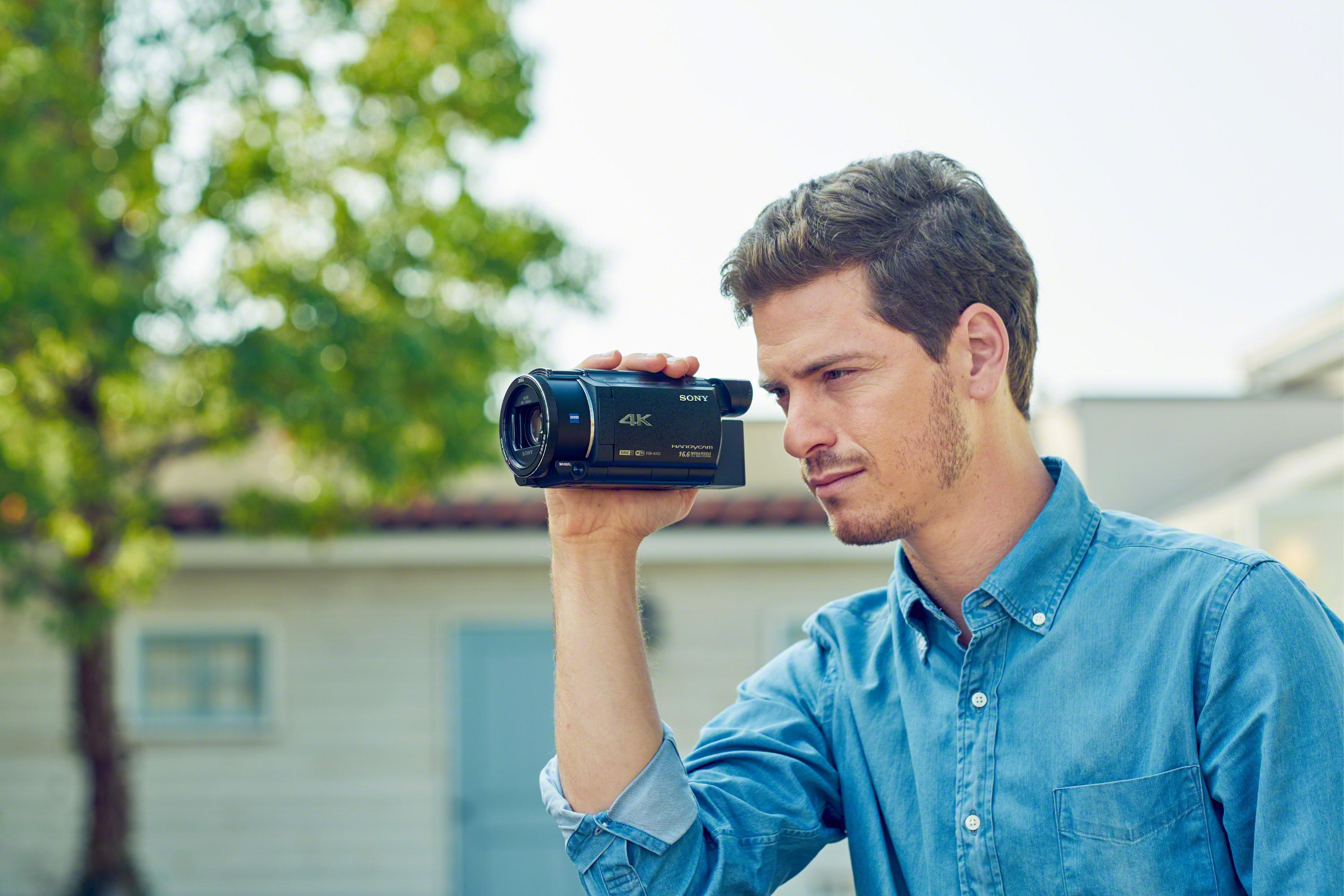 Sony Handycam FDR-AX53 16.6 MP Ultra HD Camcorder - 4K - Black